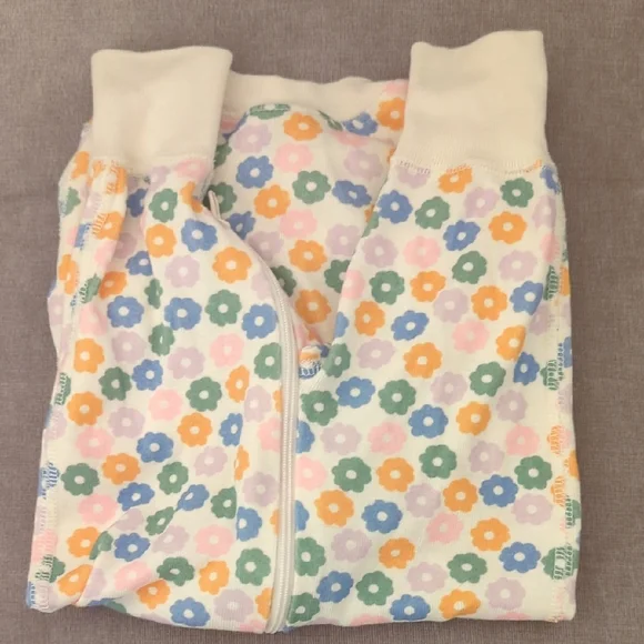 Hanna Andersson Multicolor Floral Kids Footie - Picture 4 of 5